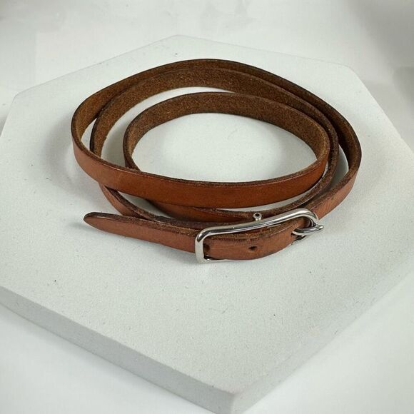 Hermes‎ Hapi 3 Leather Bracelet Brown - Picture 1 of 6